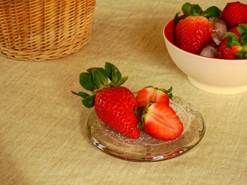 strawberries berries fruits