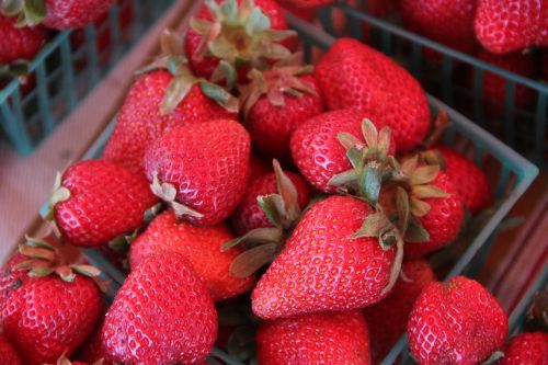 strawberries berries fresh