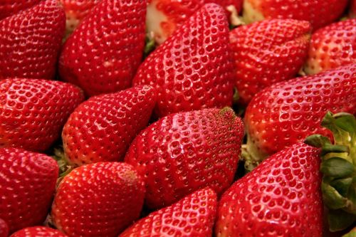 strawberries red sweet