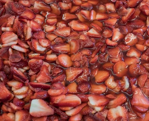 strawberries food dry