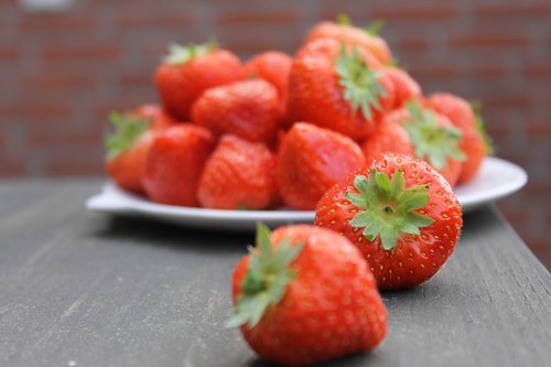 strawberries  summer fruits  fruit