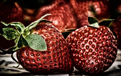 strawberries  fruit  delicious