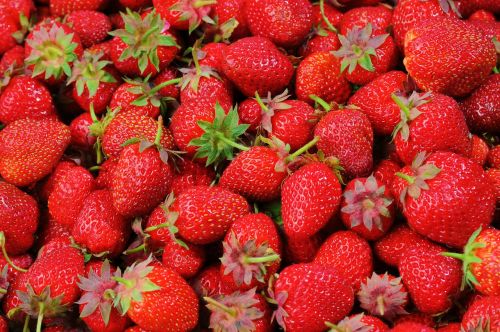 strawberries berries fruit