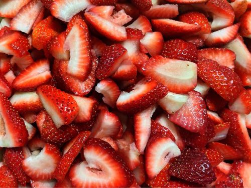 strawberries fruit food