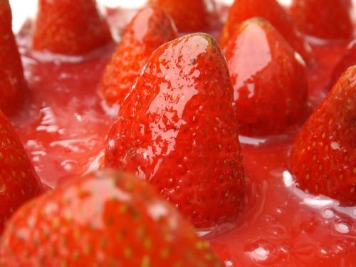 strawberries fruit calamel