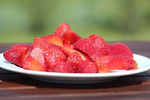 strawberries fruit fruits