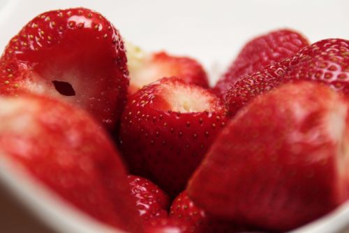 strawberries eat food