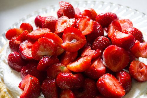 strawberries red fresh
