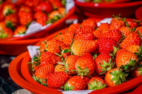 strawberries fruit berries
