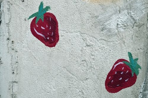 Strawberries Graffiti