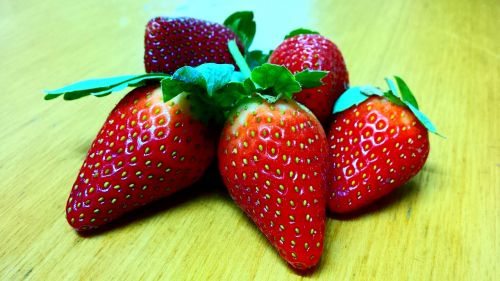 strawberry sweet fruits