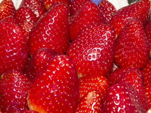 strawberry fruit macro
