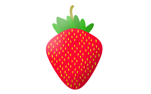 strawberry fruit vector