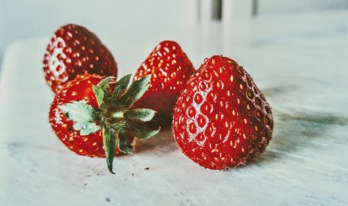 strawberry art tasty