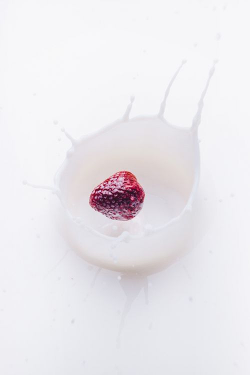 strawberry milk fruit