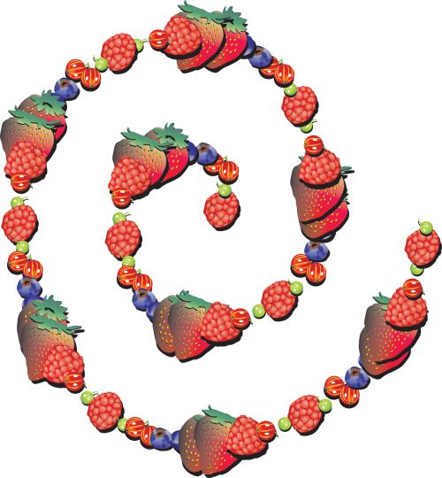 Strawberry Spiral