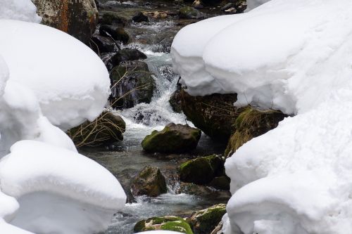 stream winter marmolada