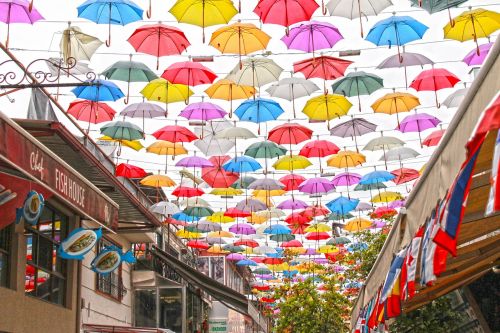 street umbrella antalya