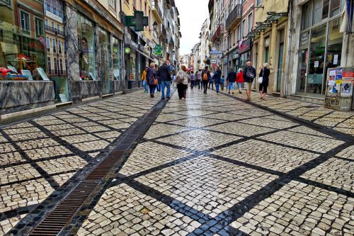 street cobblestones pattern