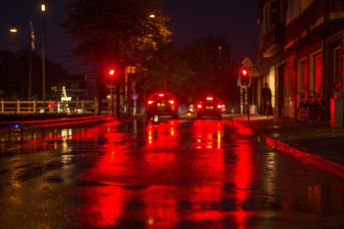 street light red