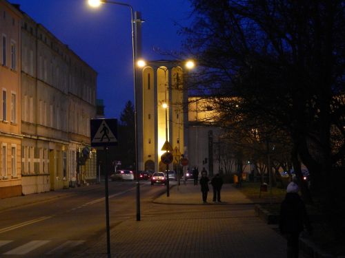 street evening light