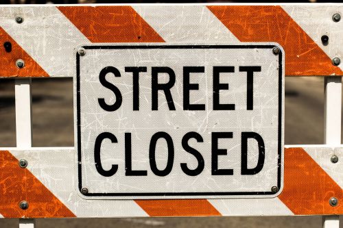 street closed construction