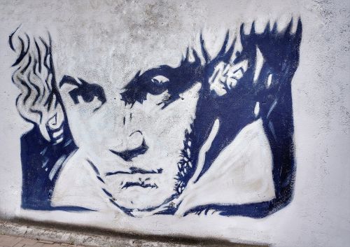 street art beethoven