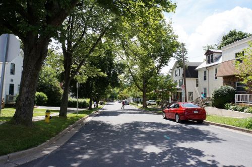 street streetscape road