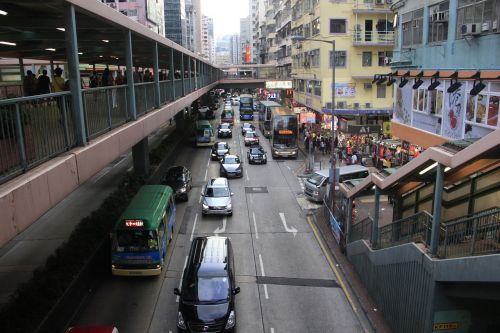 street traffic narrow