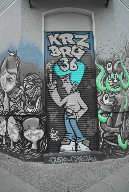 street art graffiti wall painting