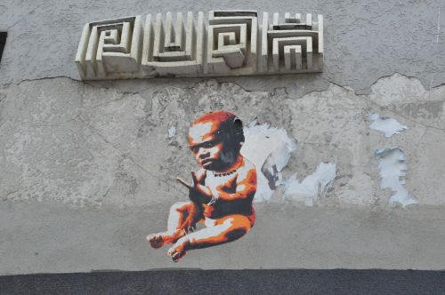 street art graffitti wall