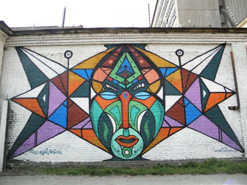 street art graffiti building