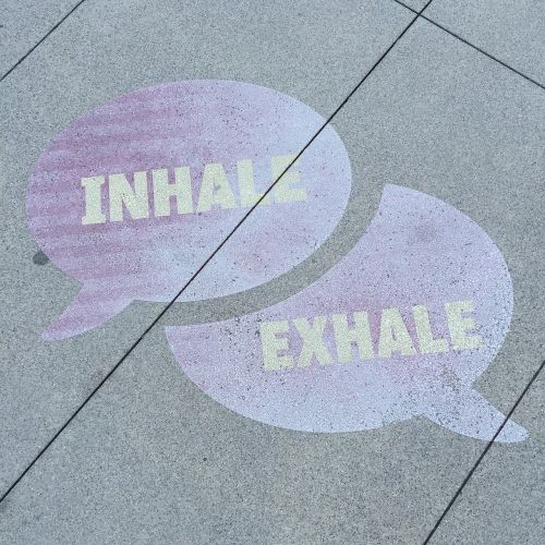 street art breathe inhale