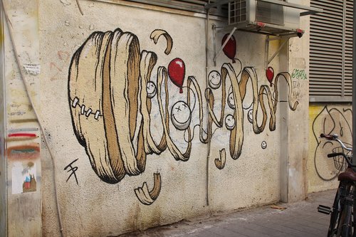 street art  graffitti  facade