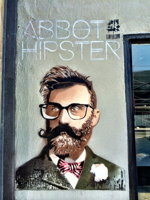 street art mann gesicht