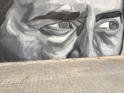 street art look mural