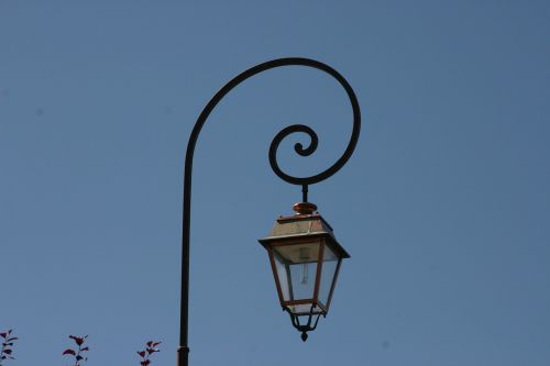 street lamp post happy