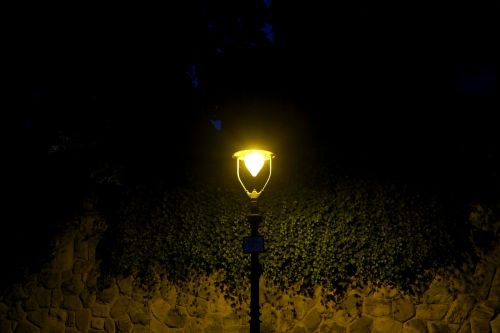 street light night street lamp