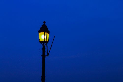 street light lamp night