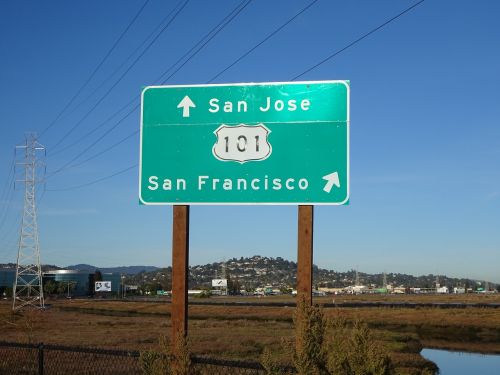 street sign san francisco usa