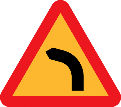 street sign road left