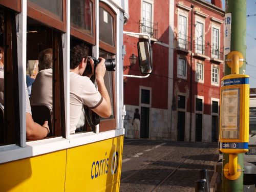 streetcar photograph tourist