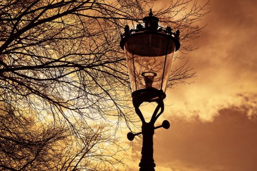 streetlamp lantern street lantern