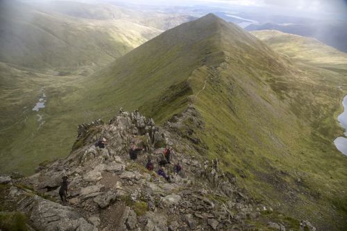 Striding Edge And Helvellyn