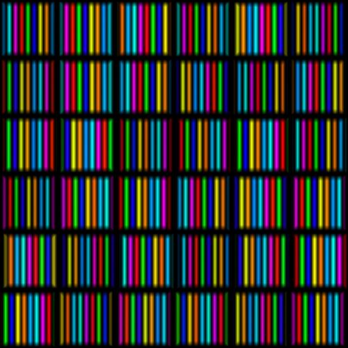 stripe rainbow pattern