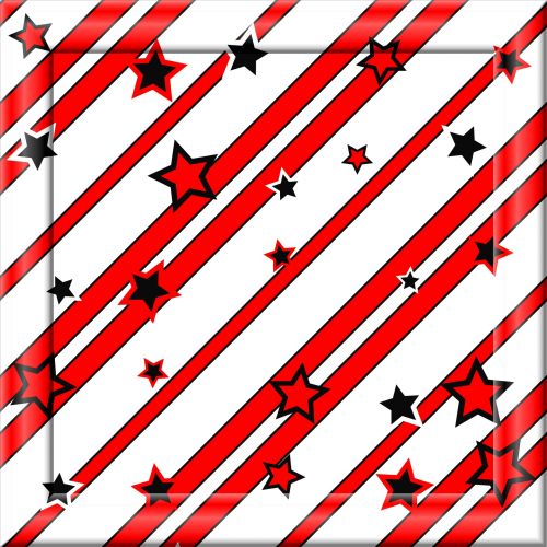 Stripes And Stars Frame