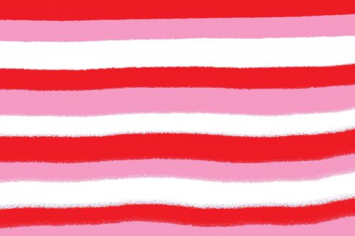 Stripes Red Pink White Digital