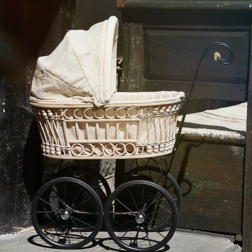 stroller  old  antique