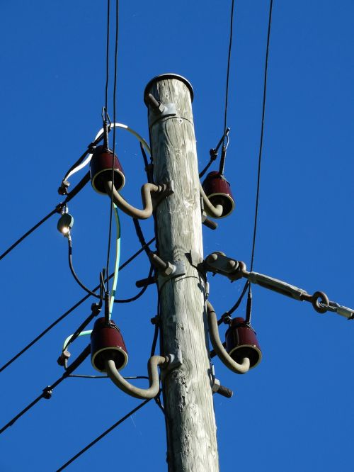 strommast power line current conducting