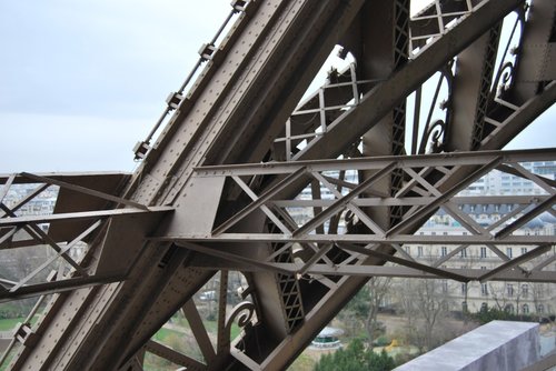 structure  eiffel tower  metal